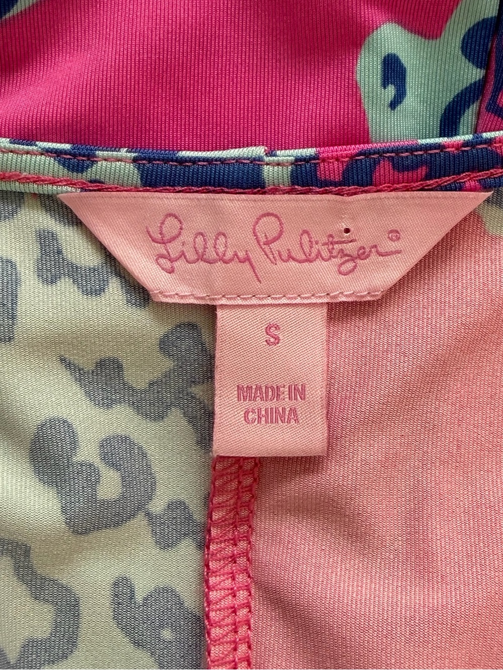 Lilly Pulitzer Pop Pink On The Square Yvette Dress Faux Wrap 3/4 Sleeve Size S - Picture 8 of 11